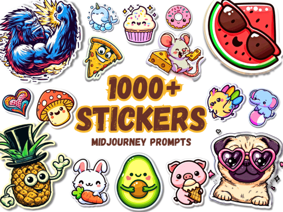 1000 Stickers Prompts
